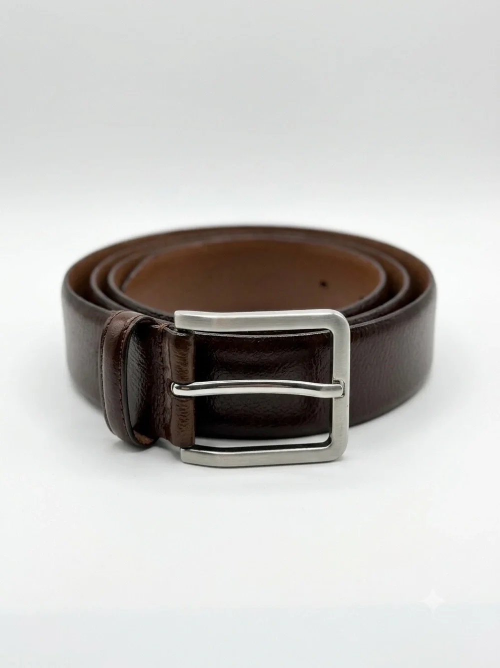 Johnston & Murphy Brown Italian Genuine Leather Belt Size 40